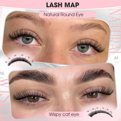 Goddvenus c-curl lash clusters 14mm deliver gentle lift and definition.