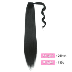 Goodear long-straight ponytail look offers versatile styling for events