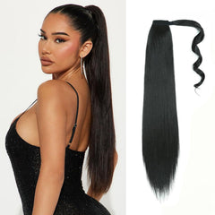 Goodear straight drawstring ponytail 26in adds length with natural movement
