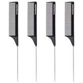 Goodofferplace rat tail comb set for precise parting and braiding