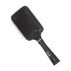 Goody Detangle It paddle brush close-up highlighting the wide flat design for easy detangling.