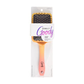 Goody Dream Detangle It paddle brush in ombre finish detangles knots without snagging.