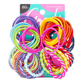Goody Kids Ouchless Elastic Brights securely holds hair without snagging.