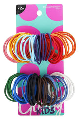 Goody Ouchless elastics 2mm securely hold small ponytails with gentle comfort.