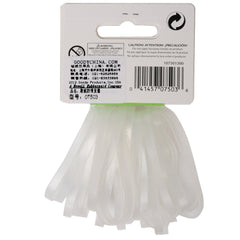 Goody SP 4mm latex elastic clear 30ct packaged for easy, ready-to-use flexibility.