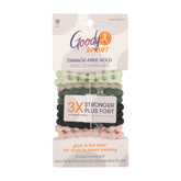 Goody Sport Forever glow-elastic hair ties pack for workouts with comfortable grip.