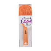 Goody Style Boost paddle brush in coral gently detangles knots with flexible bristles.