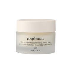 goop Beauty 72-Hour Hydrating Water Cream bottle delivering long-lasting moisture