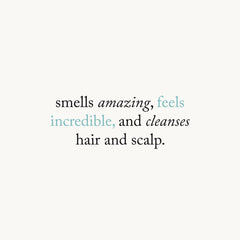 Goop Beauty Scalp Scrub Shampoo showing whipped texture for easy lather