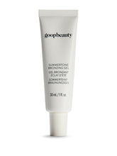 Goop Beauty Summertone Bronzing Gel bottle close-up delivering a natural glow.