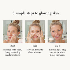 goop Microderm Exfoliator marshmallow-texture offers airy application and comfortable polish.
