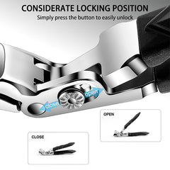Goredny Orthoclip dual-mouth configuration for straight or curved cuts on thick nails.