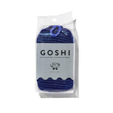 GOSHI esponja exfoliante de ducha Indigo azul para exfoliación suave