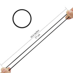 GOSICUKA 2 inch diameter hair tie for medium to thick hair, comfortable fit