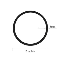GOSICUKA 3 mm thick hair elastic for secure hold and stretch recovery