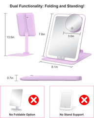 Gospire mirror tilted at 180 degrees for easy angle adjustment