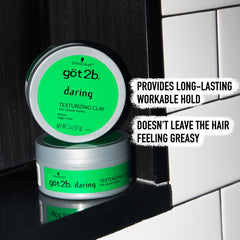 Got2b Daring Texturizing Clay textura natural sin peso ni grasa