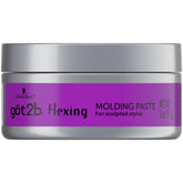 Got2B Flexing Molding Paste ofrece aplicación suave para definición natural en peinados diarios.