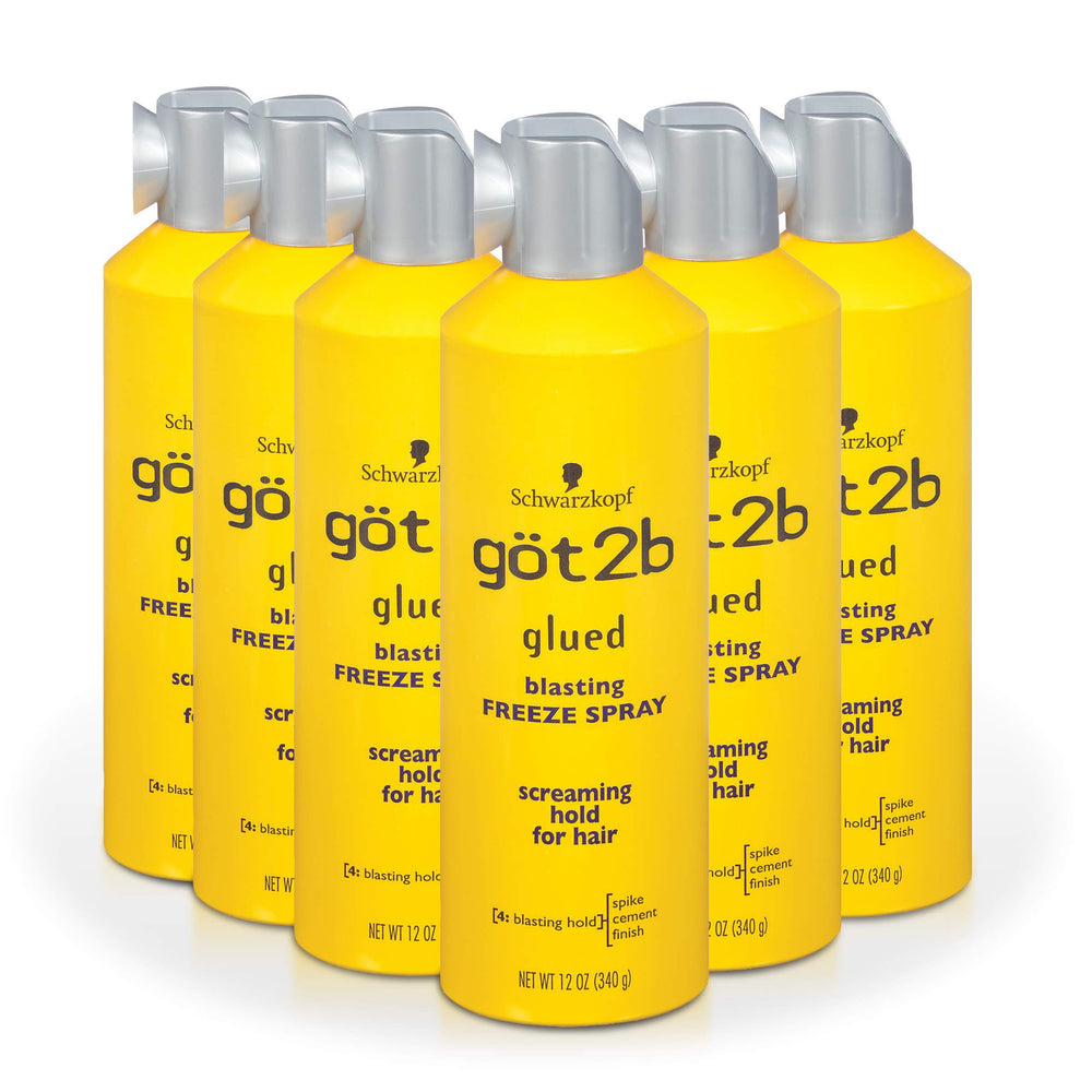 Got2b Glued Blasting Freeze bottle delivers ultra hold for bold styles