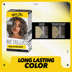 Got2b Metallics Dusty Silver post-treatment tube locks vibrancy longer