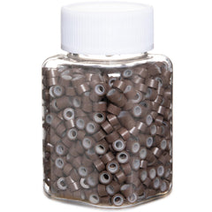 GOTDYA brown 5mm extension beads with silicone lining provide secure hold.