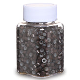 GOTDYA dark brown extension beads provide secure attachment for hair extensions.