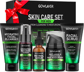 GOWLAVER limpieza facial para hombres, purifica la piel sin resecar, ideal para uso diario