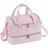 GR69N nail polish organizer case pink front view for on-the-go polish storage.