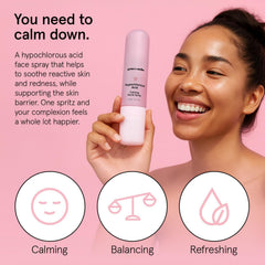 Grace & Stella hypochlorous acid spray for back acne helps soothe redness after workouts.