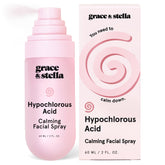 Grace & Stella hypochlorous acid face spray 60ml offers a refreshing calm for sensitive skin.