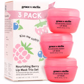 Grace & Stella Lip Butter en lata, hidratación suave para labios secos.