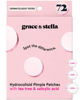 Grace & Stella multi-size pimple patches set for blemish care.