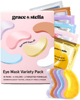 Grace & Stella under eye masks six colors pack for refreshed eyes