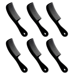 Granatan men's comb pack of six, portable styling tool for all hair types