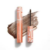 GrandeBROW 2-in-1 tinted brow gel bottle applying instant color