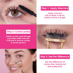 GrandeLASH-SEPARATOR used before mascara to prep lashes for even application.