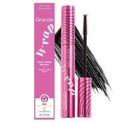 Grande Cosmetics GrandeWRAP mascara packaging with anti‑smudge promise shown
