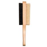 GranNaturals double-sided boar bristle brush with soft bristles for gentle detangling