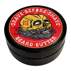 Grave Before Shave beard butter being applied for smooth grooming