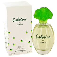 Gres Cabotine bottle side view highlighting sleek design.