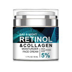 Grospe Retinol Collagen Cream bottle with pump for easy day and night use.