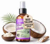 Grounded Labs sunblock tube on wood for daily outdoor protection.