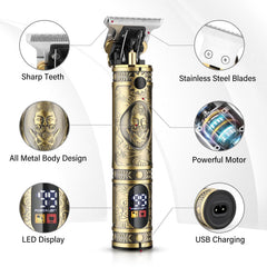 GSKY beard trimming kit with razor for smooth shaping and versatile styling.