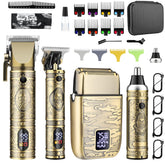 GSKY hair clipper with LED display for precise grooming and quick battery checks.