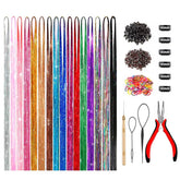 GTTUKK Hair Tinsel Kit 48 inch length adds dramatic sparkle to any hairstyle