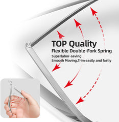 Gubonwer Cuticle Clippers Ergonomic Handle closeup illustrates reduced wrist strain.