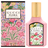 Gucci Flora Gorgeous Gardenia bottle front showcases elegant packaging for gifting