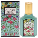 Gucci Flora Gorgeous Jasmine bottle front view showcasing premium fragrance packaging.