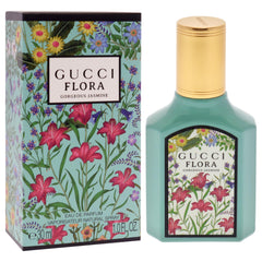 Elegant cap detail of Gucci Flora Gorgeous Jasmine fragrance.