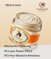 Guerisson 9 Complex Cream on skin delivers a natural glow and smoothness.
